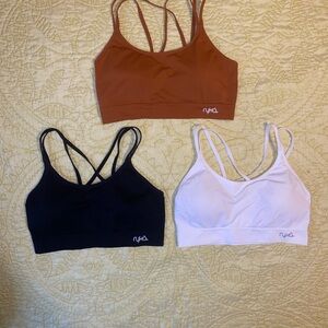 Ryka Burnt Orange, Black & White Sports Bras